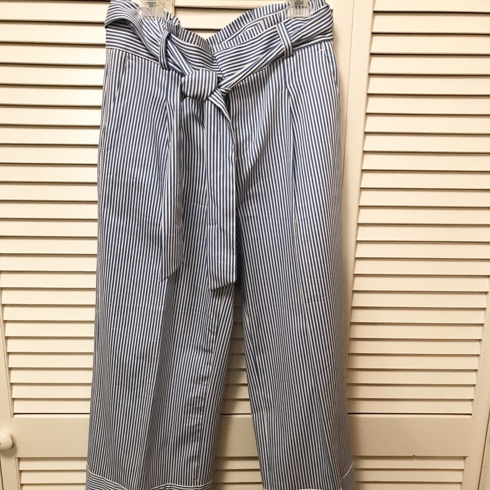 Crop tie pants